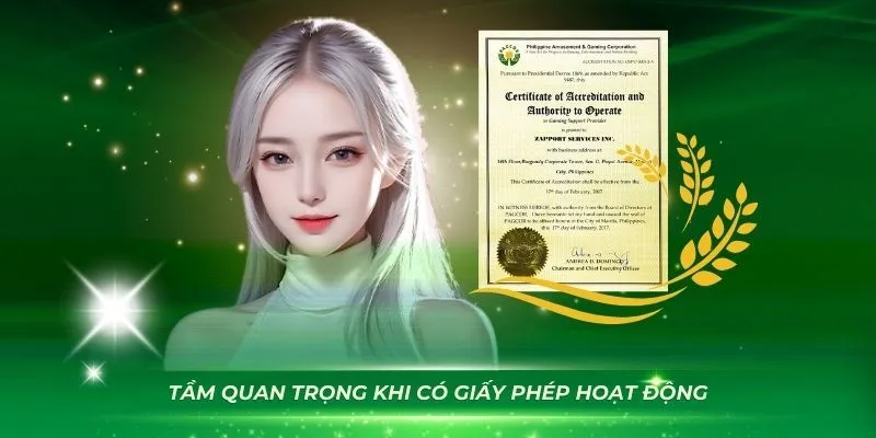 Lợi ích khi OK8386 được cấp giấy phép kinh doanh